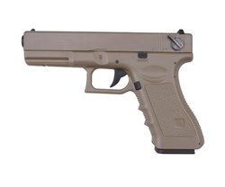 CYMA, Пистолет Glock-18C AEP (TAN) CM030(TN) - фото 15119