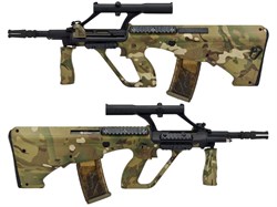 APS, Автомат Steyr AUG-A1 PARA Adjustable Scope (Multicam) KU904MC - фото 15285