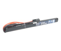 BlueMAX, АКБ 7.4V 1200mAh Li-Po 20C stick (11.5x17x185mm) bbON5pWNjg3ZwcoSN1gTU1 - фото 15705