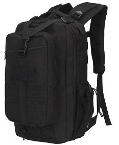 Рюкзак Tactical Military Hiking Camping Outdoor 44х22х16cm 30L (Black) AS-BS0042B - фото 15915