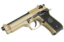 WE, Пистолет Beretta M92F GGBB (TAN) WE-M009-TAN / GP301(TAN) - фото 15929