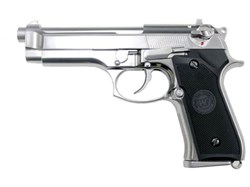 WE, Пистолет Beretta M92F GGBB (CHROME) WE-M002 / GP301SV - фото 15931