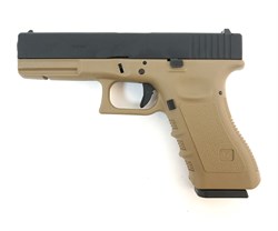 WE, Пистолет Glock-17 gen3 GGBB (Tan) WE-G001A-TAN / GP616(TAN) - фото 15945