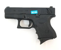 WE, Пистолет Glock-26 gen3 GGBB (Black) WE-G005A-BK - фото 16026