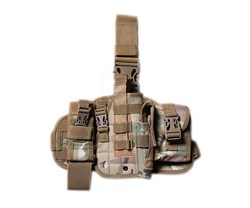 Кобура набедренная с платформой и подсумками (Multicam) AS-HL0028CP - фото 16396