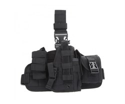 Кобура набедренная с платформой и подсумками (Black) AS-HL0028B - фото 16401