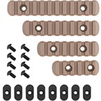 Набор планок RIS для M-LOK 125, 105, 85 и 65 мм (Tan) RM-019 - фото 18116