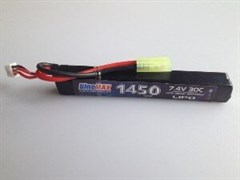 BlueMax, АКБ 7.4V 1450mAh Li-Po 30C stick (15x16.5x115mm)