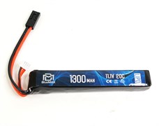 BlueMax, АКБ 11.1V 1300mAh Li-Po 20C stick (20x21x128mm)
