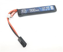 BlueMax, АКБ 7.4V 1100mAh Li-Po 20C stick (10x21x102mm)