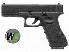 WE, Пистолет Glock-17 gen3 GGBB (Black) WE-G001A-BK / GP616