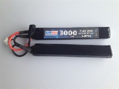 BlueMax, АКБ 7.4V 300mAh Li-Po 20С stick (7x19x28mm)