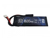 BlueMAX, АКБ 7.4V 1600mAh Li-Po 40C stick (86x35x12mm) AC-Li-Po-095