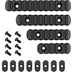 Набор планок RIS для M-LOK 125, 105, 85 и 65 мм (Black) RM-018
