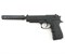 Galaxy, Пистолет Beretta 92 с глушителем (Black) G.052A SPRING - фото 15107
