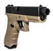 KJW, Пистолет Glock-17 с резьбой под глушитель GGBB (Tan) KP-17-TBC.GAS tan